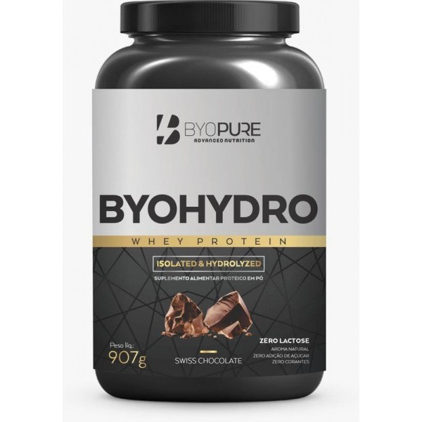 BYOHYDRO 907G SWISS CHOCOLATE BYOPURE - HIDROLISADO