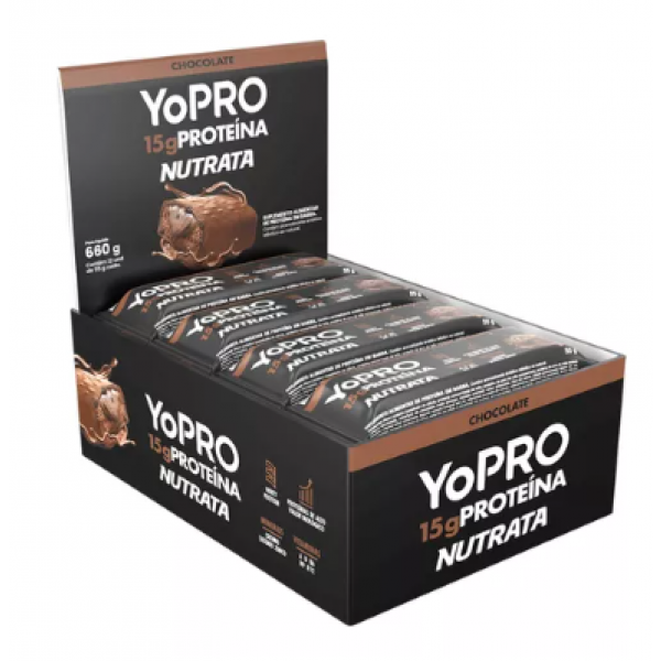 BARRA YOPRO CHOCOLATE 55G NUTRATA