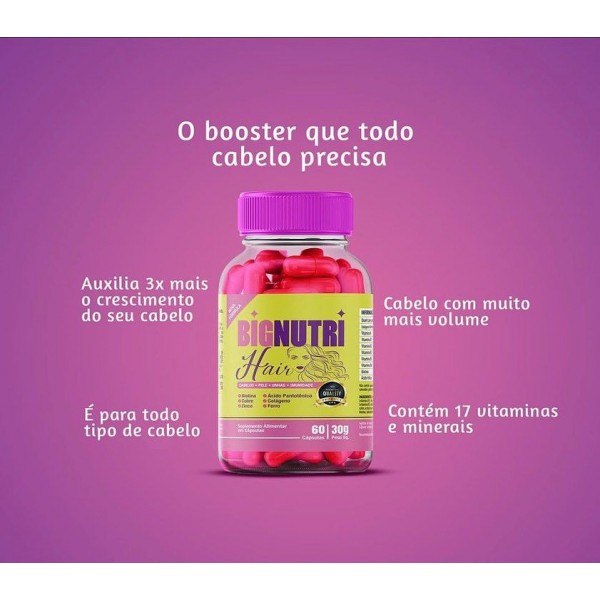 BIG NUTRI HAIR 60 CÁPS