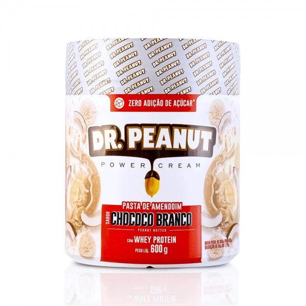 PASTA DE AM. DR PEANUT CHOCOCO BRANCO 600G