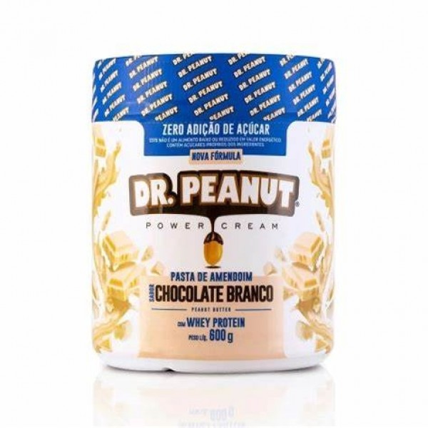 PASTA DE AM. DR PEANUT CHOCOLATE BRANCO 600G