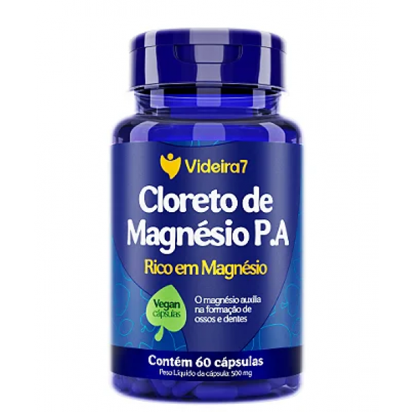 CLORETO DE MAGNESIO P.A 120 CAPS VIDEIRA7