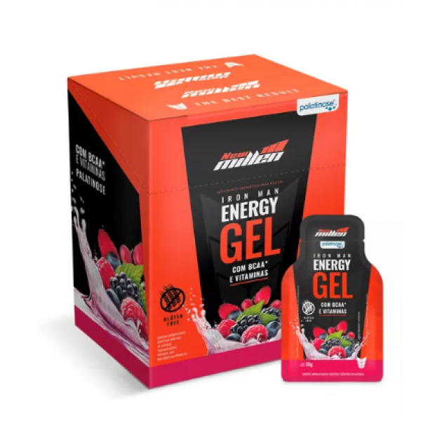 IRON ENERGY GEL FRUTAS VERMELHAS 30G NEW MILLEN SACHE