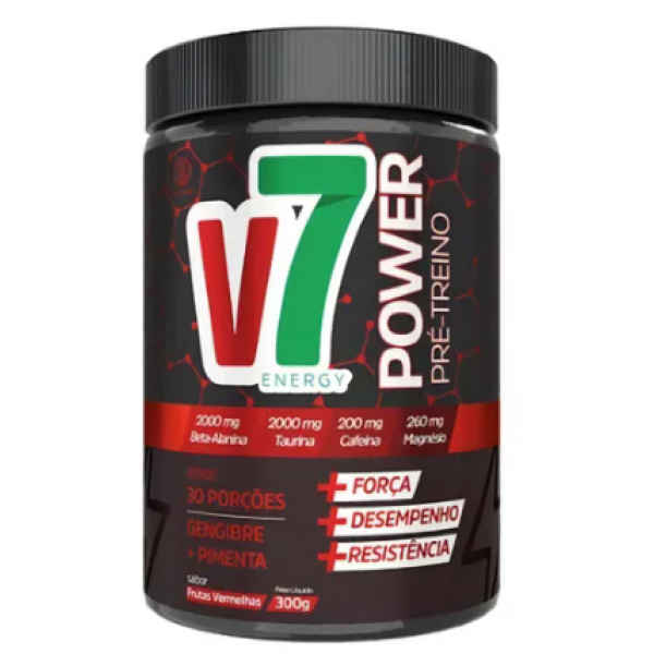 Pré Treino V7 Power Abacaxi c/Hortelã 300g