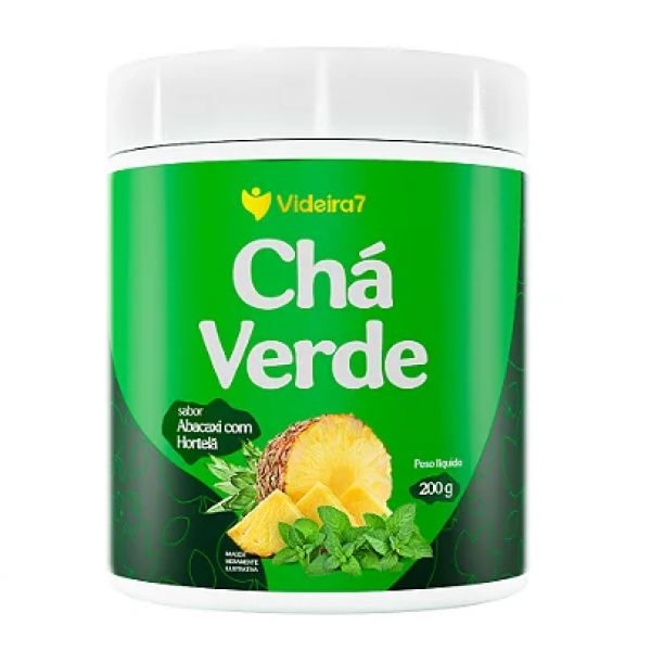 CHÁ VERDE VIDEIRA 7 200G ABACAXI CIM HORTELÃ