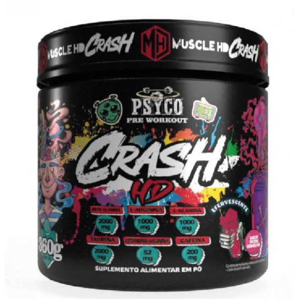 MHD-PSYCO PRE WORKOUT CRASH HD TUTTI-FRUTTI 360G