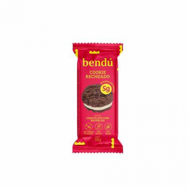 BISCOITO BENDU CHOCOLATE COM BAUNILHA