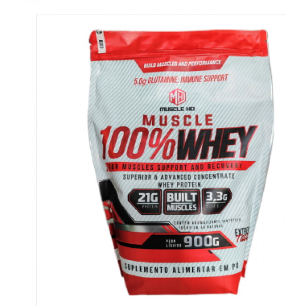 MUSCLE 100% WHEY COCO REFIL - 900G