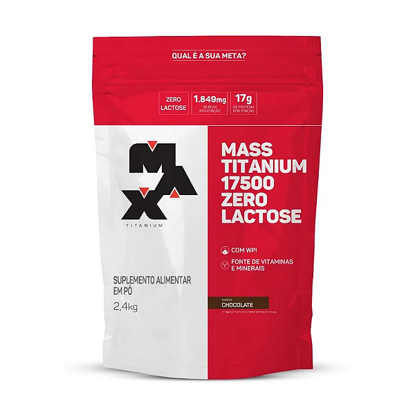 MASS TITANIUM REFIL 3KG ZERO LACTOSE CHOCOLATE