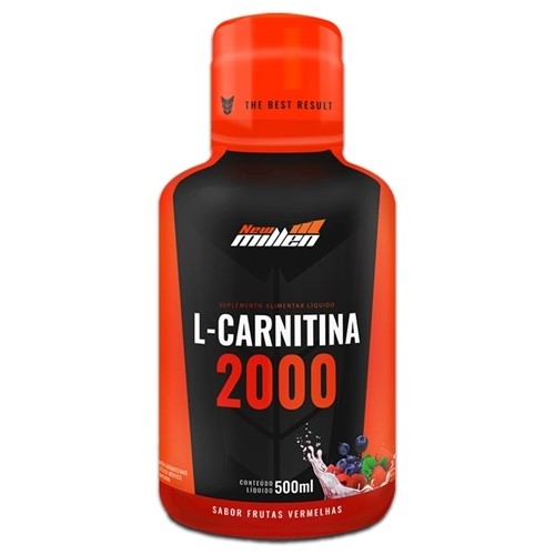 L-CARNITINA 500ML FRUTAS VERMELHAS NEW MILLEN