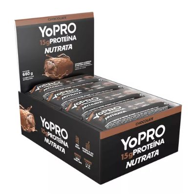 BARRA YOPRO CHOCOLATE 55G NUTRATA