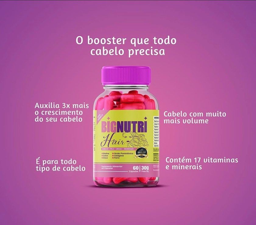 BIG NUTRI HAIR 60 CÁPS