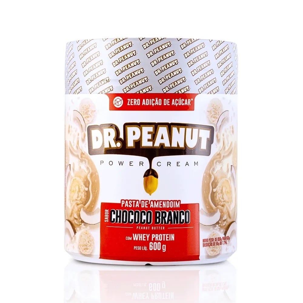 PASTA DE AM. DR PEANUT CHOCOCO BRANCO 600G