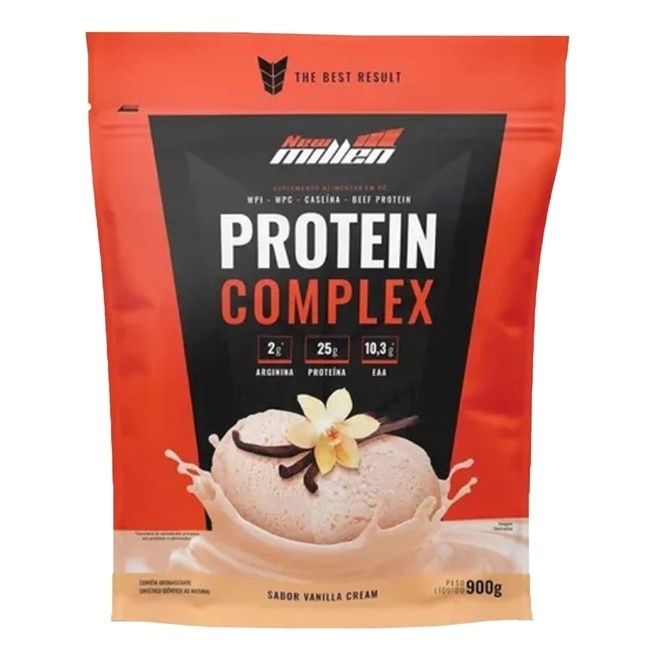 PROTEIN COMPLEX 900GR VANILLA CREAM REFIL NEW MILLEN