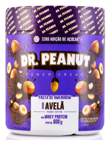 PASTA DE AM. DR PEANUT AVELA 600G