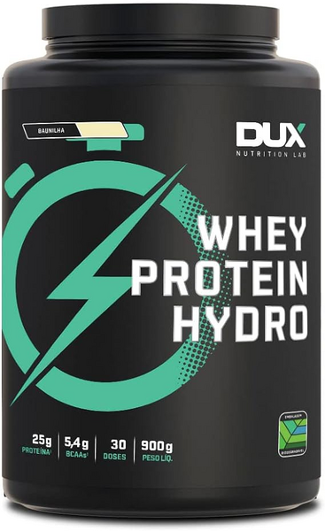 Whey Protein Hydro Baunilha - Pote 900g DUX