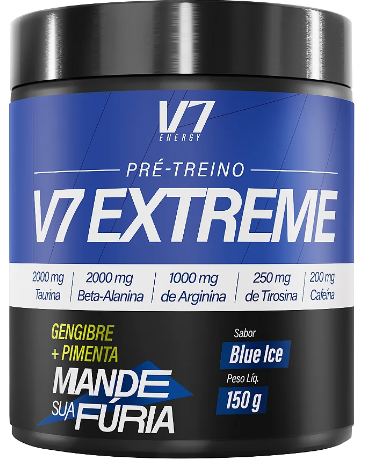 Pre Treino V7 Extreme Blue Ice 150g