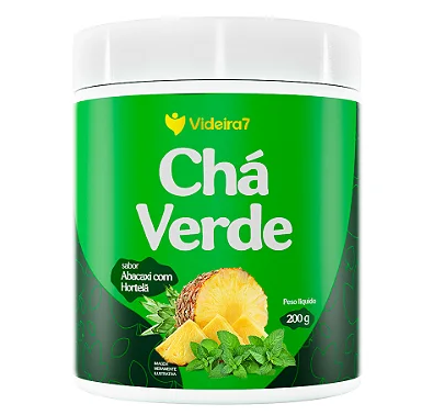 CHÁ VERDE VIDEIRA 7 200G ABACAXI CIM HORTELÃ