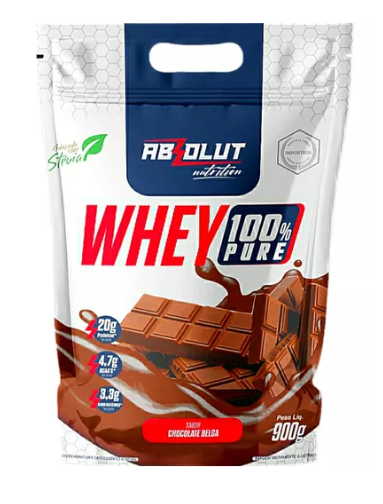 WHEY CONCENTRADO 100% CHOCOLATE BELGA ABSOLUT refil