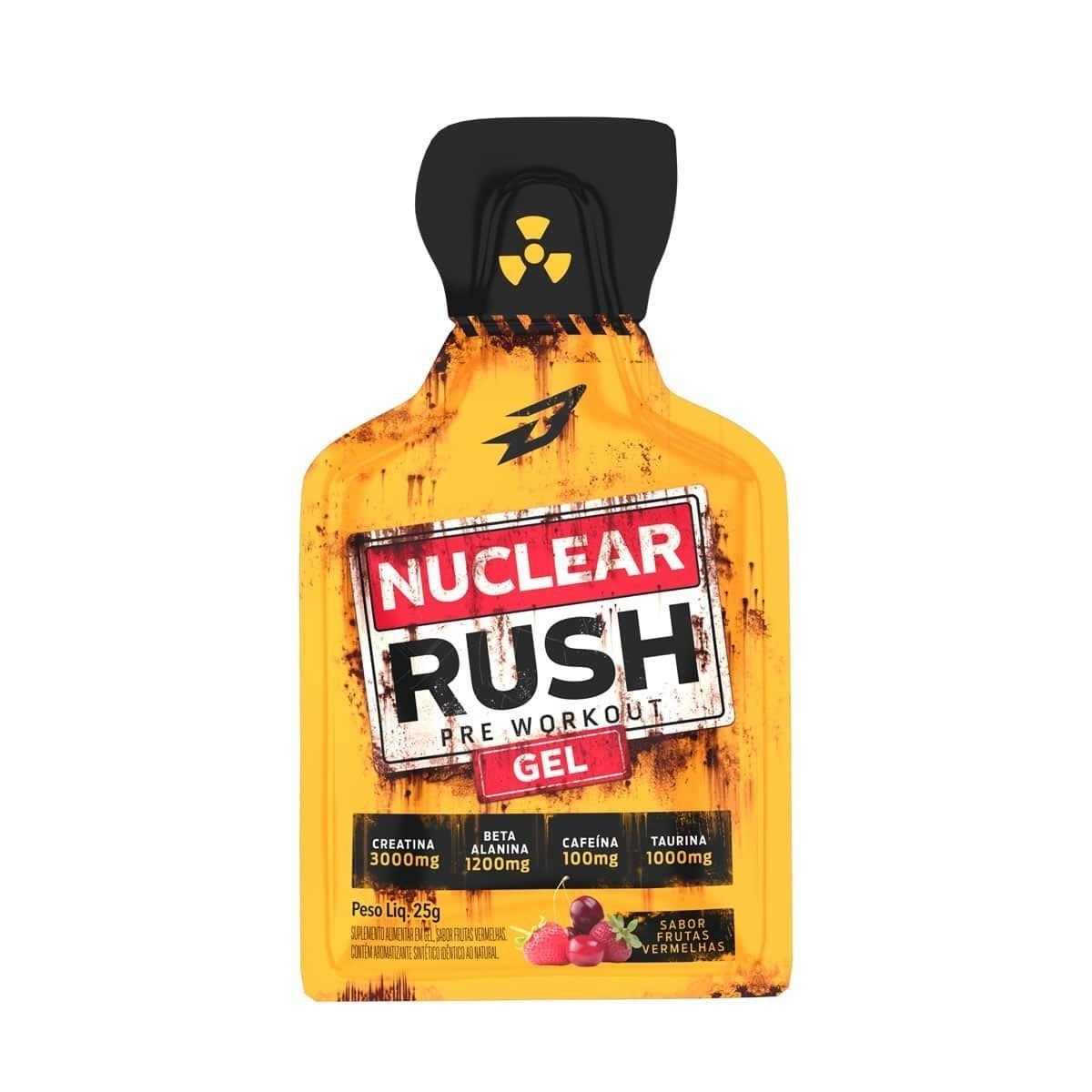 NUCLEAR RUSH GEL 25G FRUTAS VERMELHAS