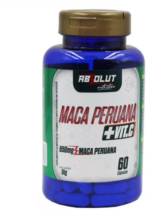 MACA PERUANA C/VITAMINAS  C/60 CAPS absolut