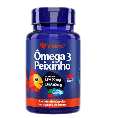 ÔMEGA 3 PEIXINHO V7 60 CÁPS