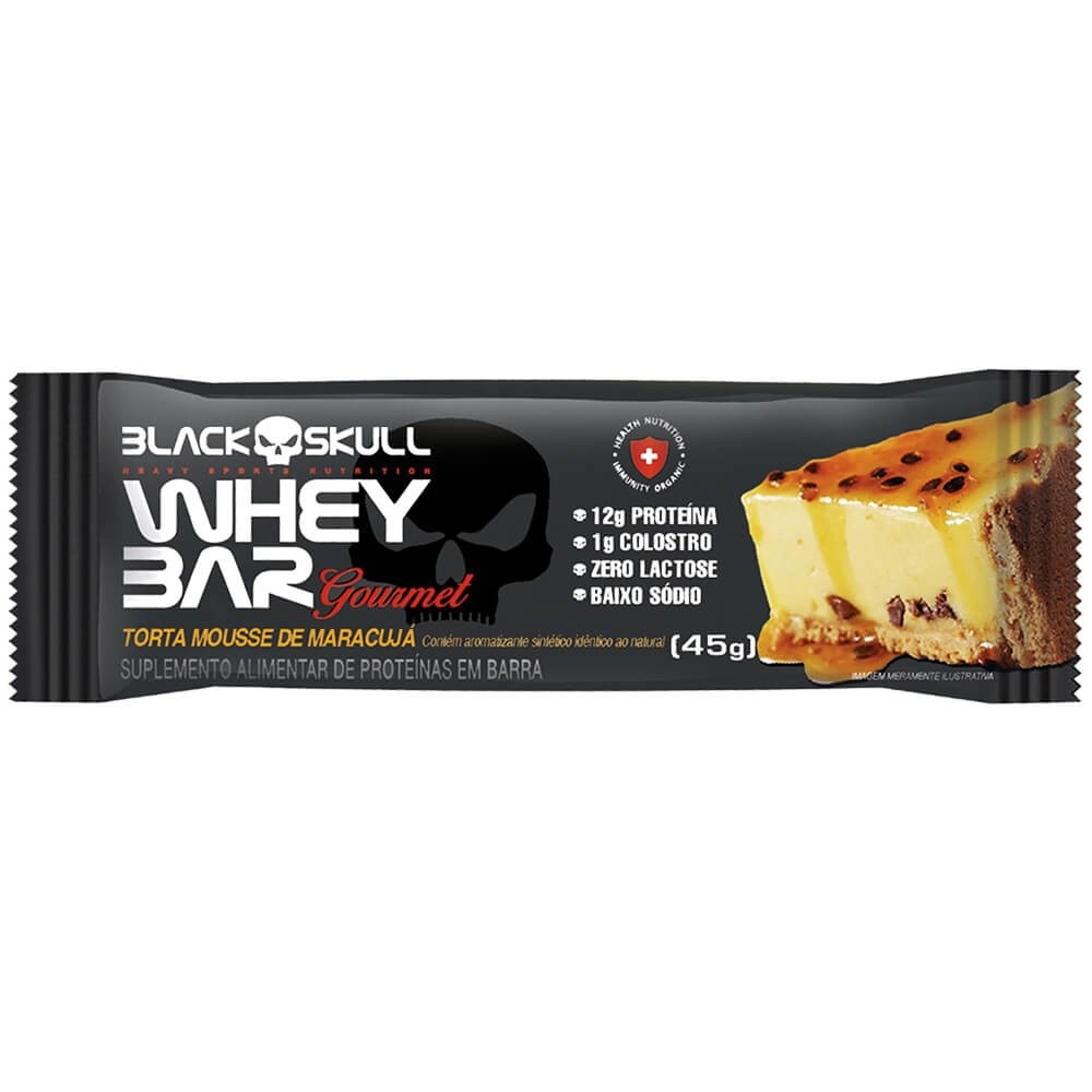 WHEY BAR GOURMET MARACUJA 45G BLACKSKULL