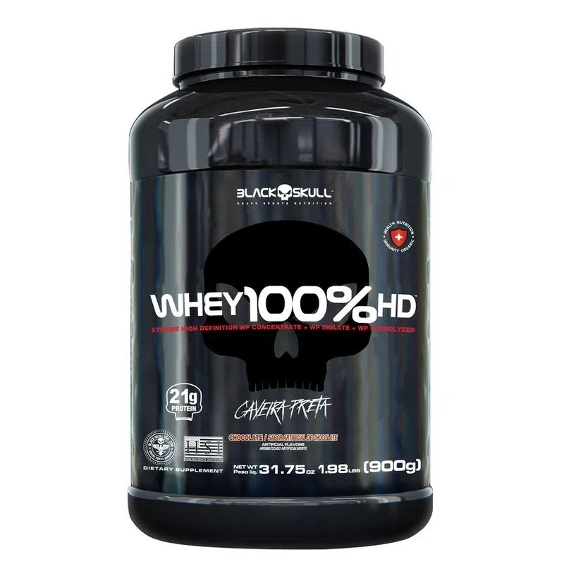 WHEY 100% HD POTE COOKIES 900G BLACK SKULL